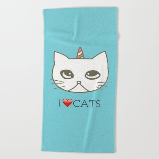 cat-102 Beach Towel