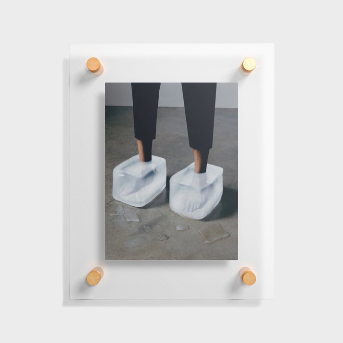 Cold Feet Floating Acrylic Print