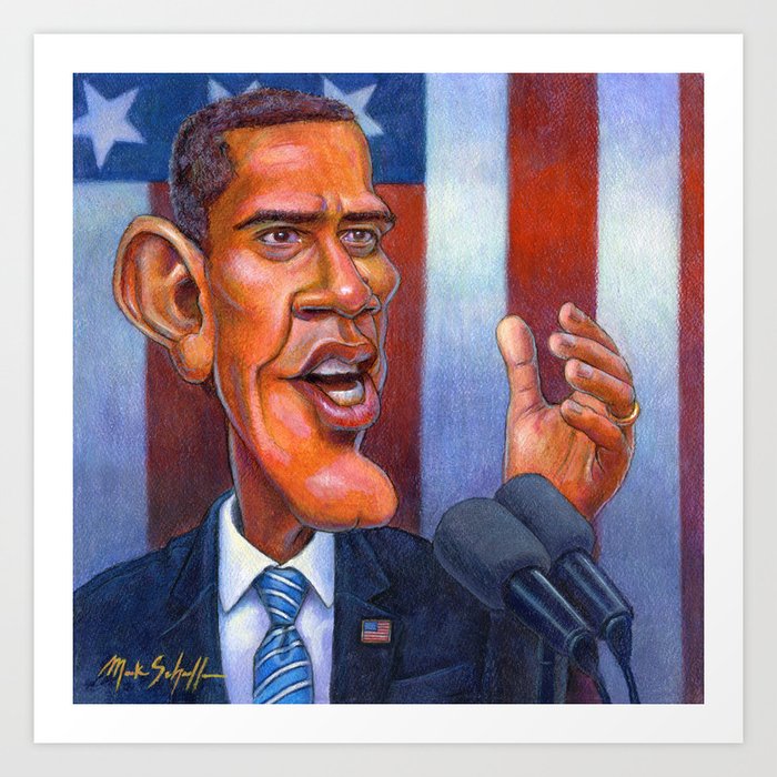 Barack Obama: My Fellow Americans Art Print