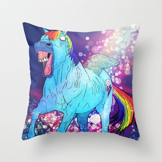 Rainbow Dash Throw Pillow