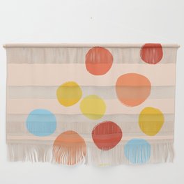 Minimalistic Colorful Dot Art Design Pattern Wall Hanging