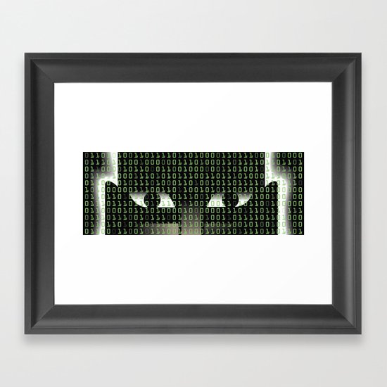 Hellish Hack Framed Art Print