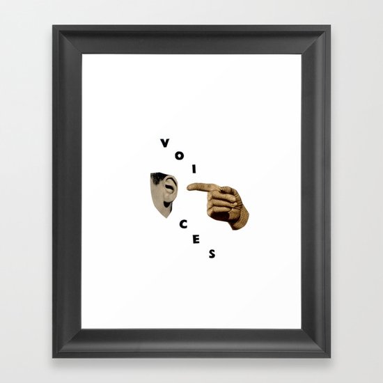 Voices Framed Art Print