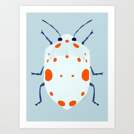 Cute beetle Art Print