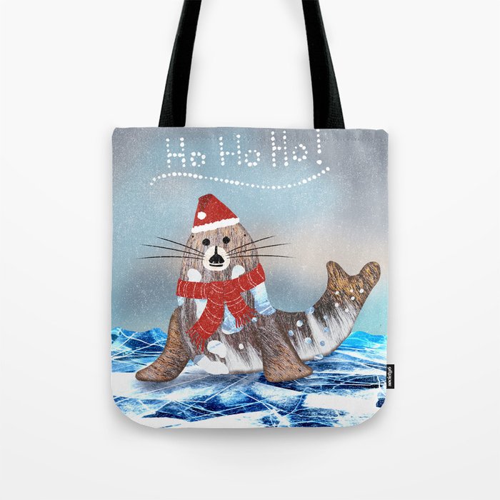 Merry Seal Tote Bag