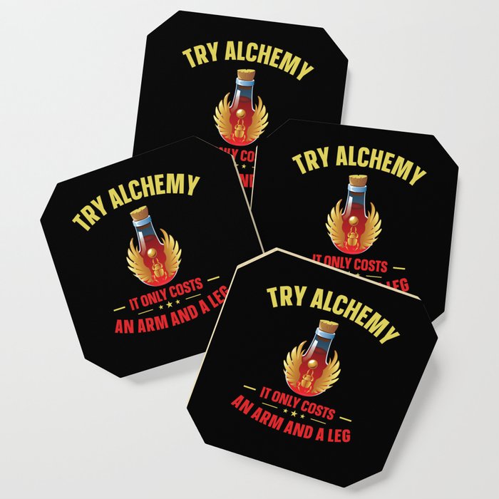Alchemist Try Alchemy Chemistry Coaster