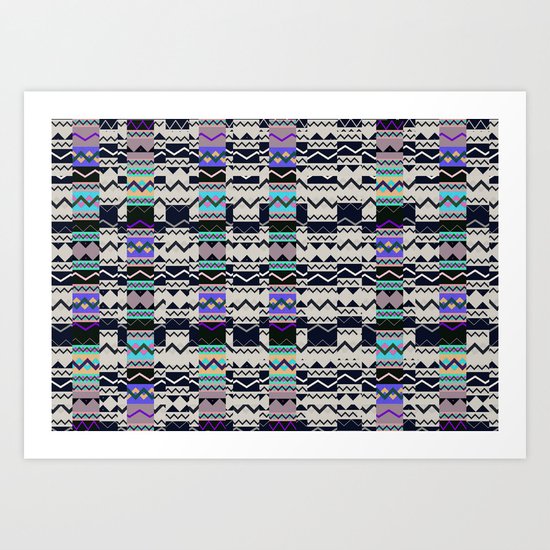 ZIGZAG Art Print