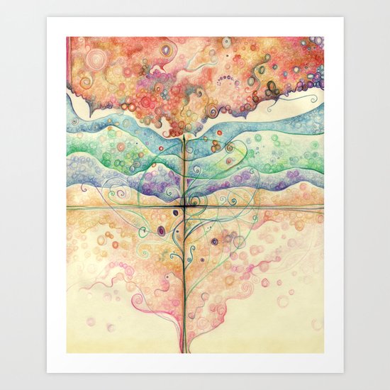 Where everything is music Art Print