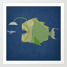 Cloud Fish Art Print