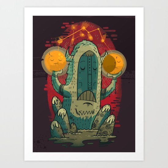:::Unlikely hero::: Art Print