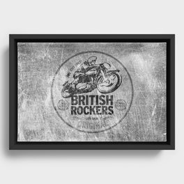 British Rockers 1967 Framed Canvas