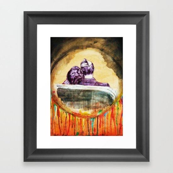 Rockwell romance Framed Art Print