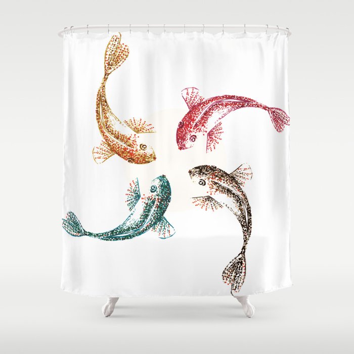 Fish  Shower Curtain