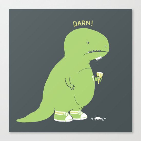 Darn! Canvas Print