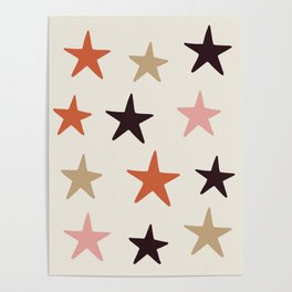 Star Pattern Color Poster
