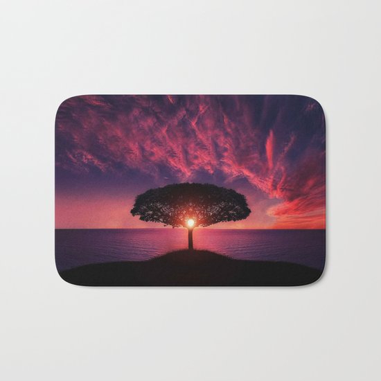 Lonely tree Bath Mat