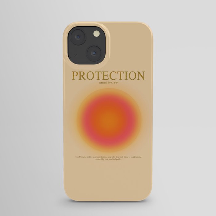 Gradient Angel Numbers: Angel Number 444 - Protection iPhone Case
