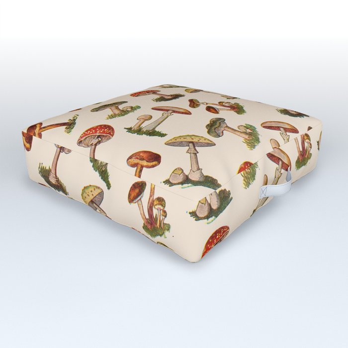 Magical Mushrooms Outdoor Floor Cushion