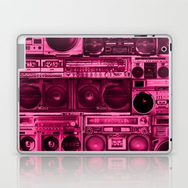 house of boombox : the pink print Laptop Skin