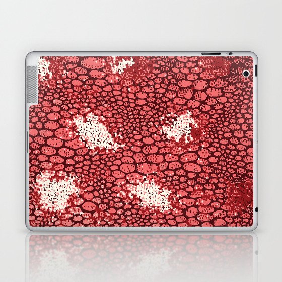 Boho dots and spots on pink Laptop & iPad Skin