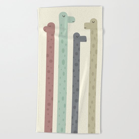 Dinos Beach Towel