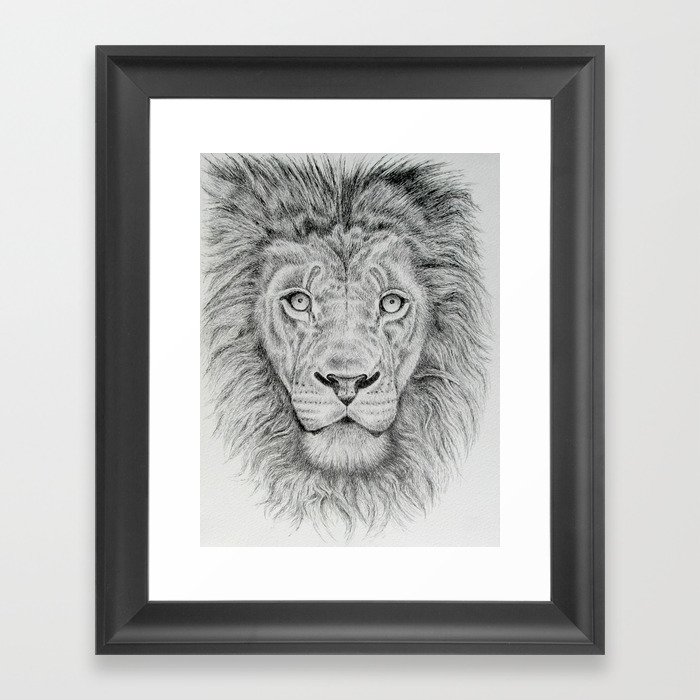King Of The Jungle Framed Art Print
