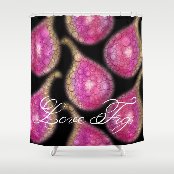 Love Figs Shower Curtain