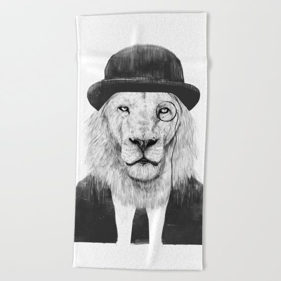 Sir lion Beach Towel