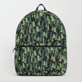 Christmas Tree Forest Backpack | Green, Pinetree, Cabin, Upnorth, Forest, Fisherman, Boy, Upperpeninsula, Trees, Cabindecor 
