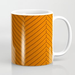 Gradient orange copper gradient zig zag Coffee Mug | Amber, Orange, Throwpillow, Santafe, Zigzag, Graphicdesign, Pattern, Gradient, Modern, Showercurtain 