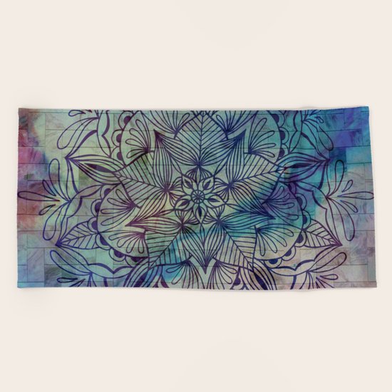 Mandala Beach Towel