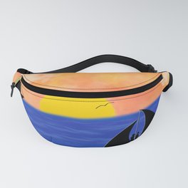 separation at sunset Fanny Pack