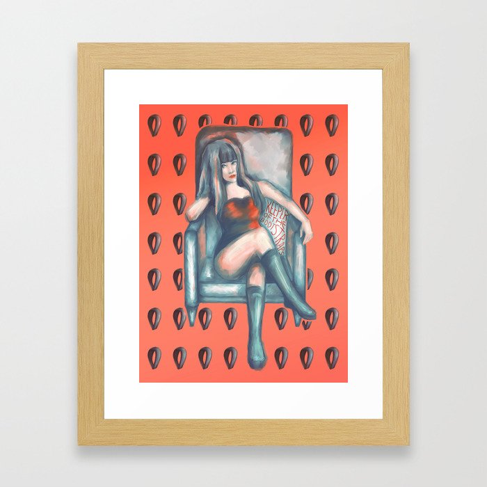 keeper of the bootstraps Framed Art Print