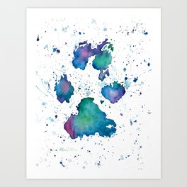 Dogs (Soul Print) Art Print