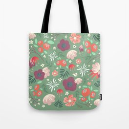 Spring Floral Tote Bag