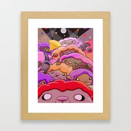 Sheep Party Framed Art Print