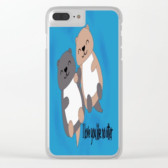I love you like no otter Clear iPhone Case