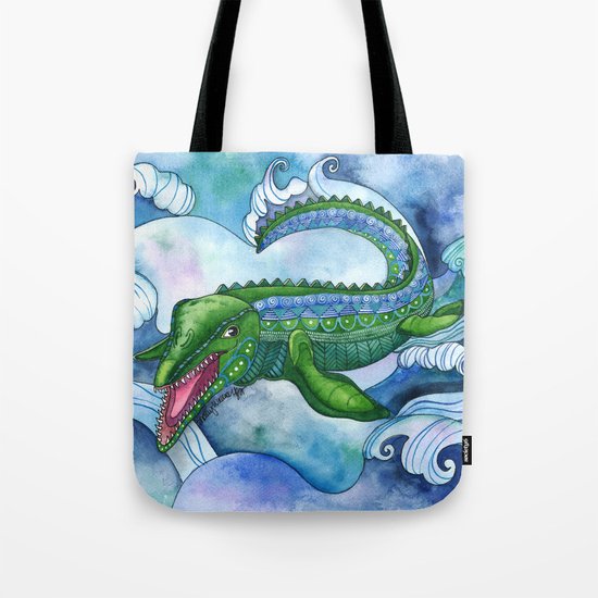 Mervyn the Marvelous Mosasaurus Tote Bag
