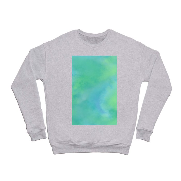 Misty Clouds Green Crewneck Sweatshirt