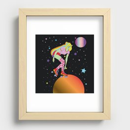 Let´s roll and rock Recessed Framed Print