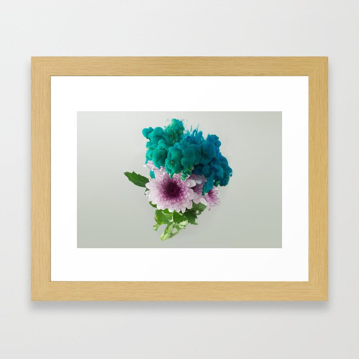 Drowning Flowers Framed Art Print