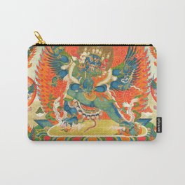 Thangka of Vajrakila and Diptachakra Carry-All Pouch | Tibet, Painting, Tibetan, Buddha, Buddhism 