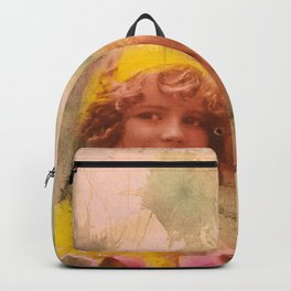 Vintage childhood of the last century Backpack