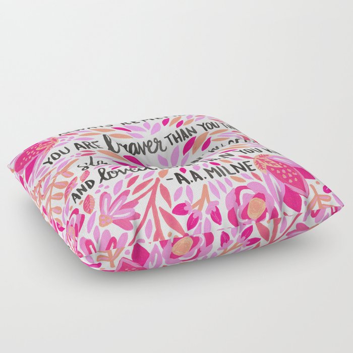 Always Remember – Pink Ombré Palette Floor Pillow