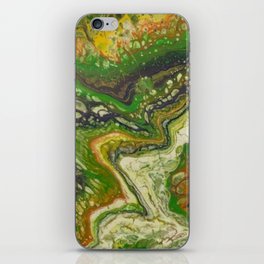 Green Volcanic Mountains iPhone Skin
