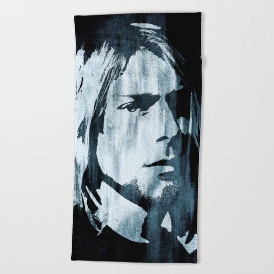 Kurt# Cobain#Nirvana Beach Towel