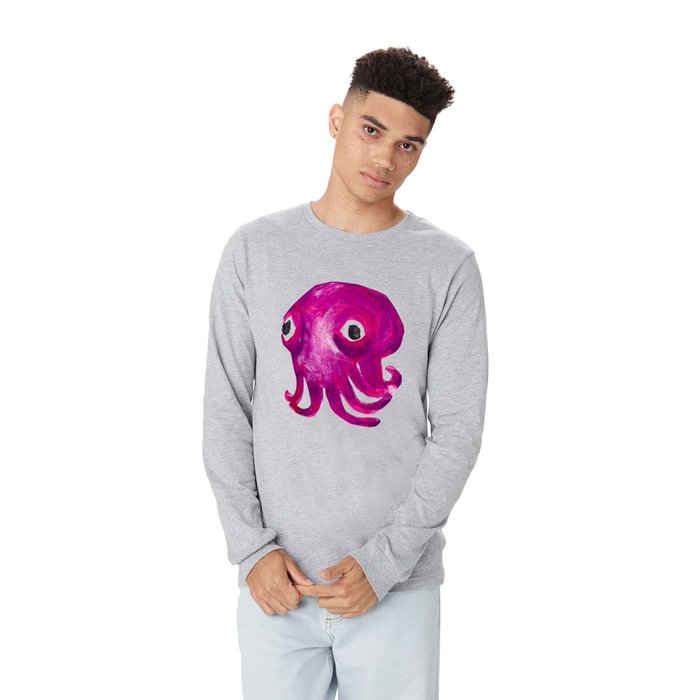 Octopus Long Sleeve Quick Dry Crewneck T-Shirt – Seareelart