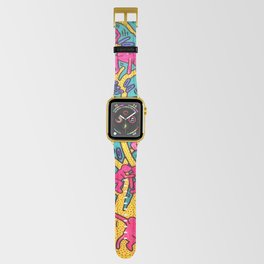 Pink monkies Apple Watch Band