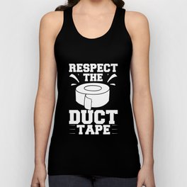 Duct Tape Roll Duck Taping Crafts Gaffa Tape Unisex Tank Top