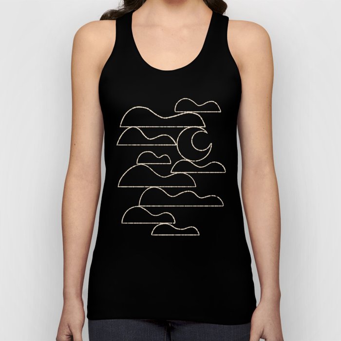 Moon And Cloudscape No. 1 Tank Top